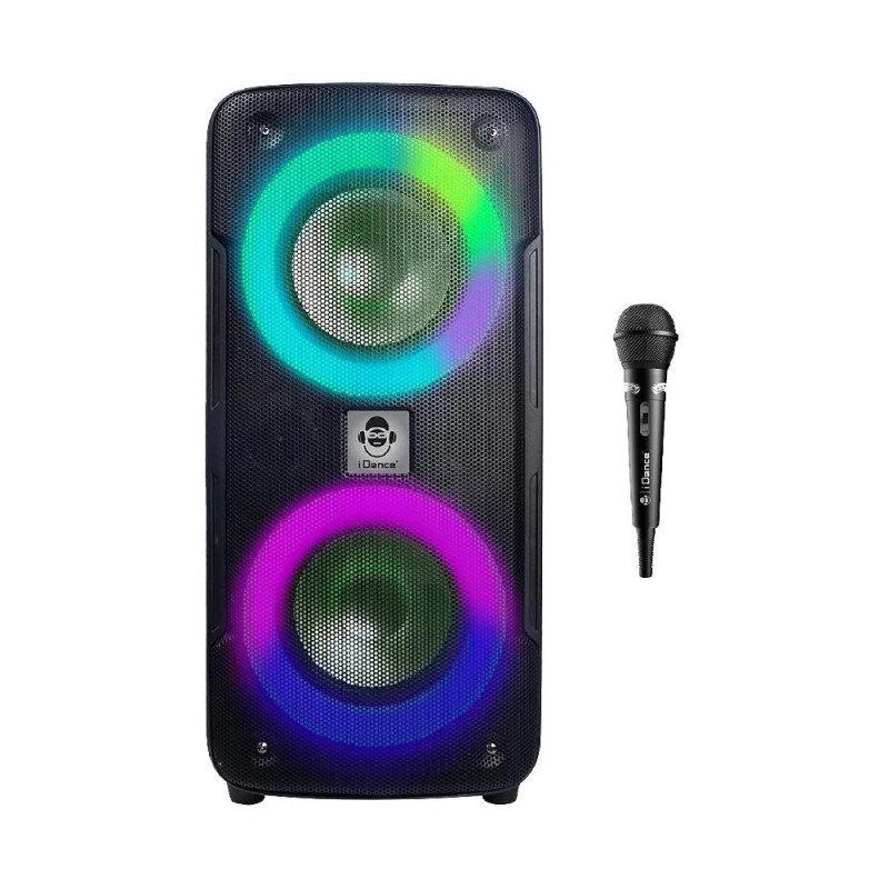 iDance DJX100 Φορητό Ηχείο Καραόκε Επαναφορτιζομενο 200W με Bluetooth, USB, TF card και Μικρόφωνο (070068)